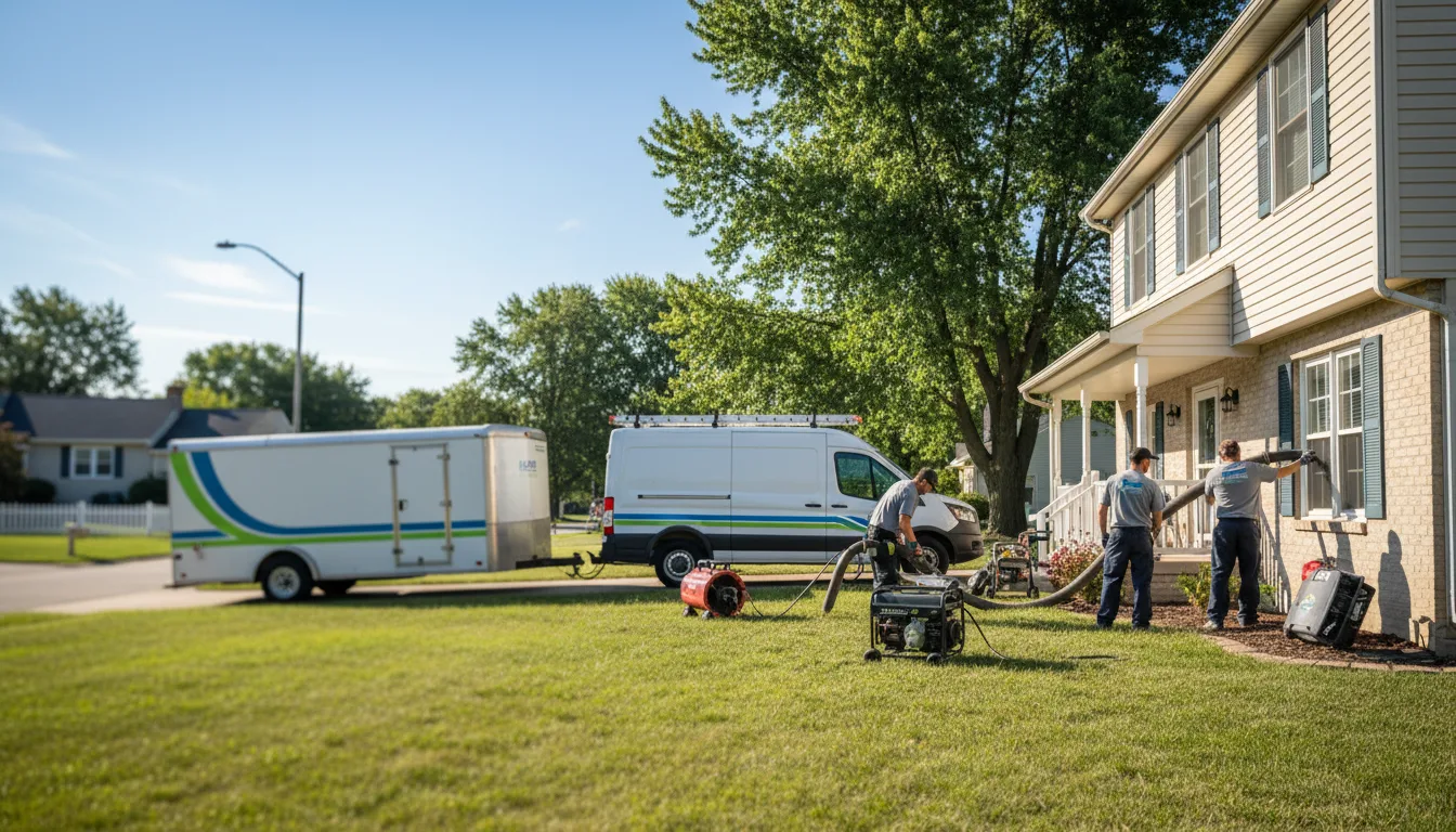 Flooded Basement Restoration And Cleanup With Repair in Ormsby, MN near me